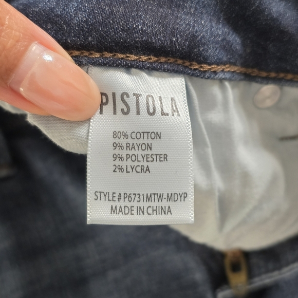 PISTOLA Arielle Skinny Mid-Rise Ankle Jeans, Size 26 - Picture 9 of 10